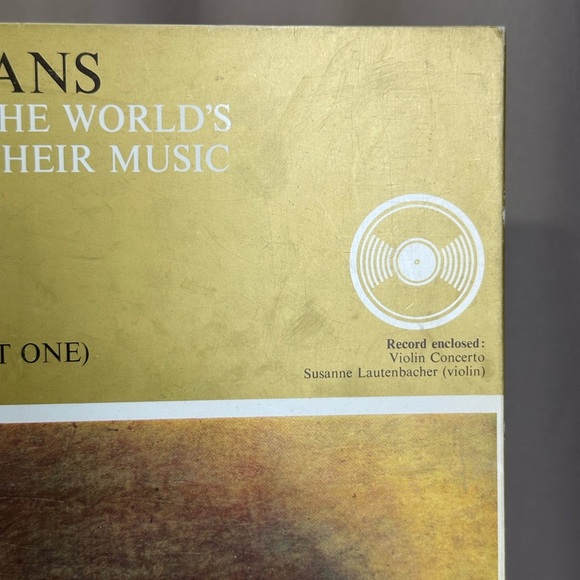 VTG "The Great Musicians: Brahms (Part One)" Book & Vinyl Record Violin Concerto - Picture 3 of 8